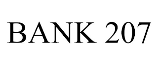 BANK 207