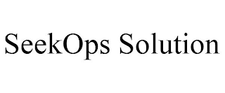 SEEKOPS SOLUTION