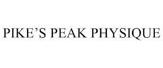 PIKE'S PEAK PHYSIQUE