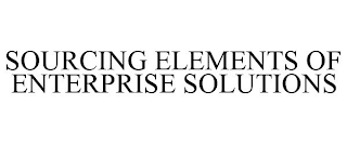 SOURCING ELEMENTS OF ENTERPRISE SOLUTIONS