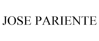 JOSE PARIENTE