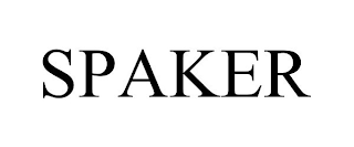 SPAKER