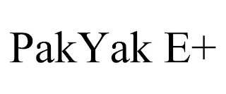 PAKYAK E+