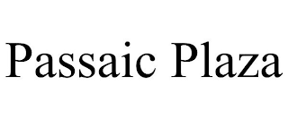 PASSAIC PLAZA