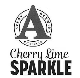 A AVERY BREWING BOULDER, CO CHERRY LIME SPARKLE