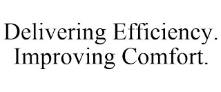 DELIVERING EFFICIENCY. IMPROVING COMFORT.