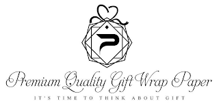 PREMIUM QUALITY GIFT WRAP PAPER IT'S TIME TO THINK ABOUT GIFT