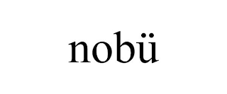 NOBÜ