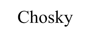 CHOSKY