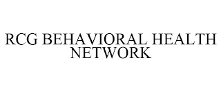 RCG BEHAVIORAL HEALTH NETWORK