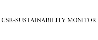 CSR-SUSTAINABILITY MONITOR