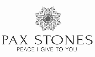 PAX STONES PEACE I GIVE TO YOU