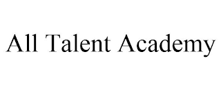 ALL TALENT ACADEMY