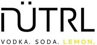 NUTRL VODKA. SODA. LEMON.