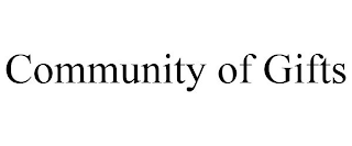 COMMUNITY OF GIFTS
