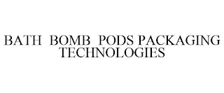 BATH BOMB PODS PACKAGING TECHNOLOGIES