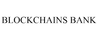 BLOCKCHAINS BANK