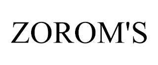 ZOROM'S