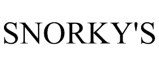 SNORKY'S