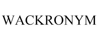 WACKRONYM