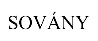 SOVÁNY