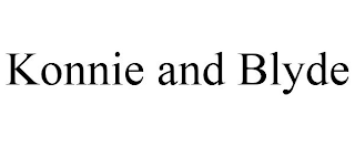 KONNIE AND BLYDE