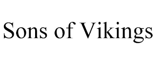 SONS OF VIKINGS