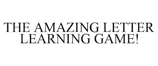 THE AMAZING LETTER LEARNING GAME!