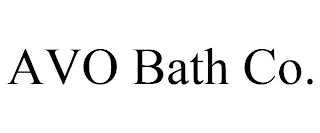 AVO BATH CO.
