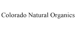 COLORADO NATURAL ORGANICS