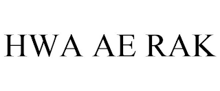HWA AE RAK