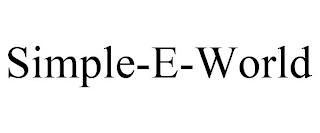 SIMPLE-E-WORLD