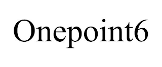 ONEPOINT6