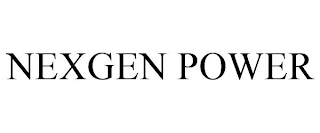 NEXGEN POWER