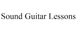 SOUND GUITAR LESSONS