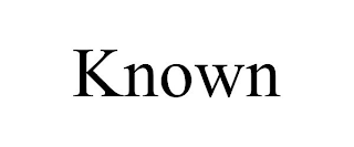 KNOWN