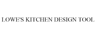 LOWE'S KITCHEN DESIGN TOOL