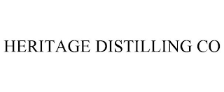 HERITAGE DISTILLING CO