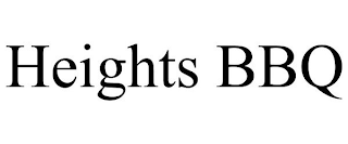 HEIGHTS BBQ