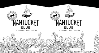 NANTUCKET BLUE BLUEBERRY VODKA SODA SPOUTER NANTUCKET CRAFT COCKTAILS TRIPLE EIGHT EST. 2020