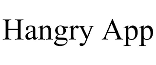 HANGRY APP