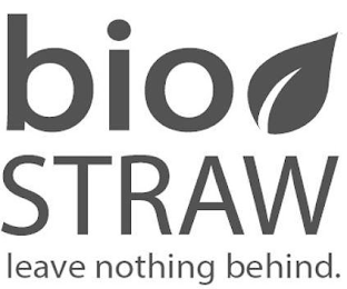 BIO STRAW LEAVE NOTHING BEHIND.