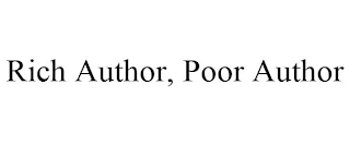 RICH AUTHOR, POOR AUTHOR