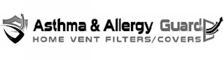 ASTHMA & ALLERGY GUARD HOME VENT FILTERS/COVERS