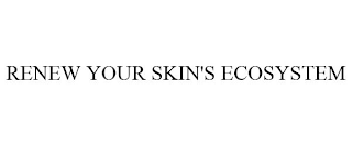 RENEW YOUR SKIN'S ECOSYSTEM