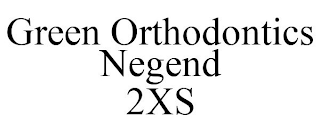 GREEN ORTHODONTICS NEGEND 2XS