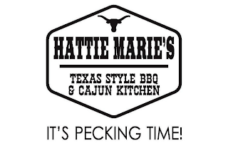 HATTIE MARIE'S TEXAS STYLE BBQ & CAJUN KITCHEN IT'S PECKING TIME