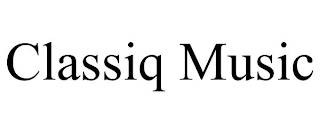 CLASSIQ MUSIC