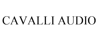 CAVALLI AUDIO