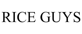 RICE GUYS